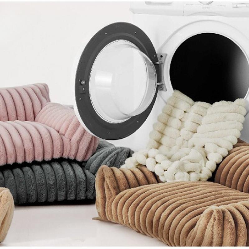 Kennel cat nest universal in all seasons removable and washable grid wavy warm cat sofa pet cat bed