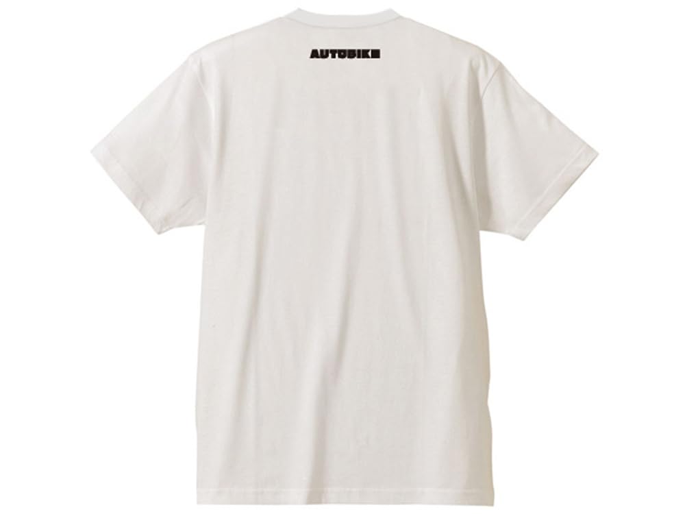 [SPEED ADDICT] Motorcycle T-shirt (AUTO BIKE T-shirt) WHITE, Size L