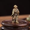 Eighteen Arhats Miniature Retro Mini Buddha Decoration Study Office Home Decoration Brass Statue Crafts