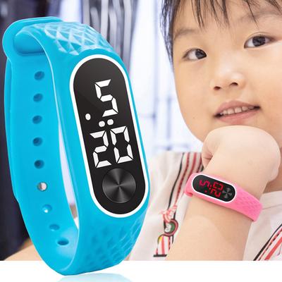Outdoor-Sportuhr, LED-Band, digital, weiches TPU, schmales Kinderarmband, trendige Geschenke