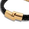 SERASAR Leather Bracelet 23cm Gold Bracelet Leather Bangle Leather Band Bangle Arm Jewelry Leather Jewelry Jewelry Braided Bracelet Leather Wrap