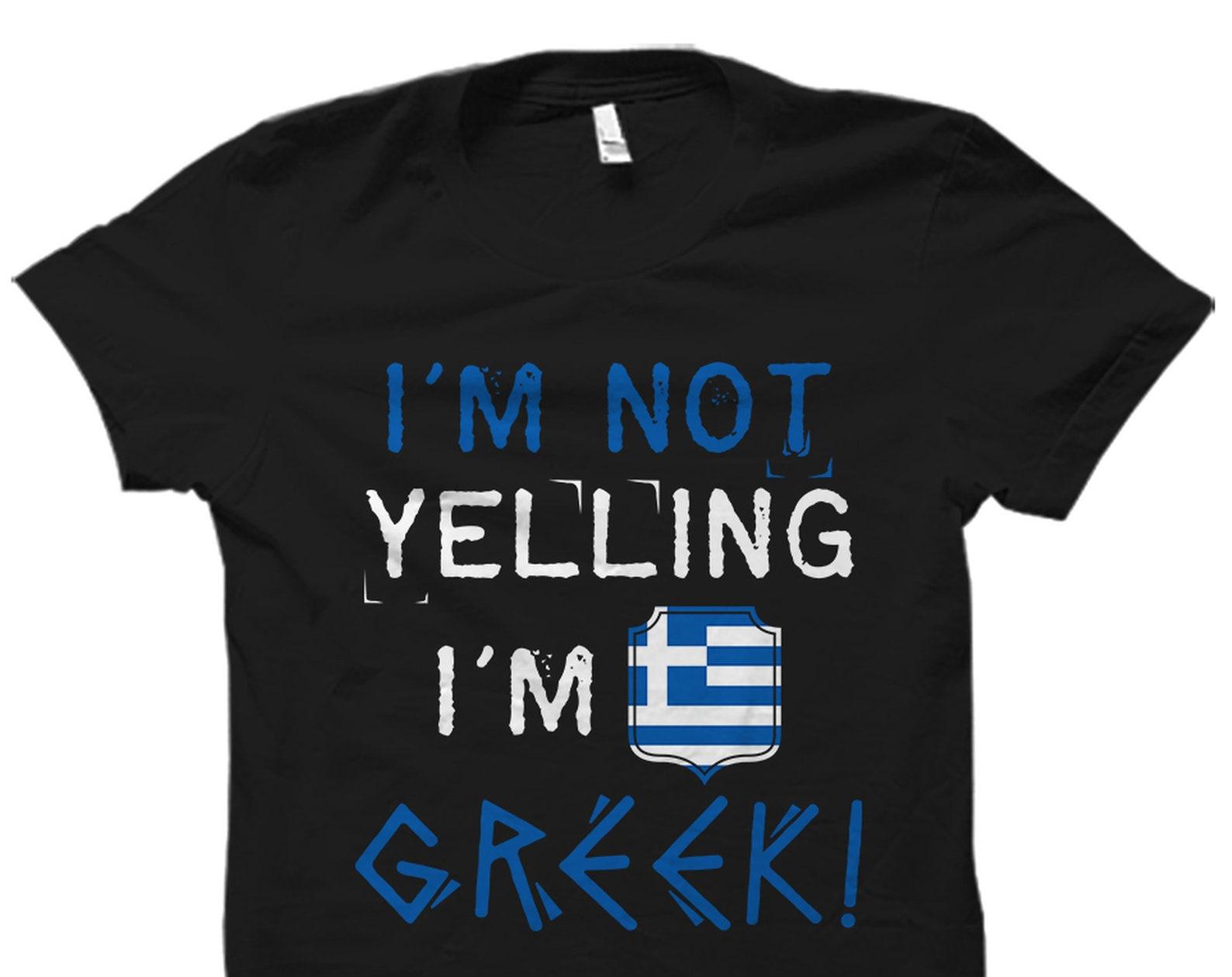 Greece Shirt Greek Shirt Greece Gift Sorority Shirts Proud Greek Shirt Greece Travel Shirt Greece Tshirt Greek Flag Shirt #OS3074 XL