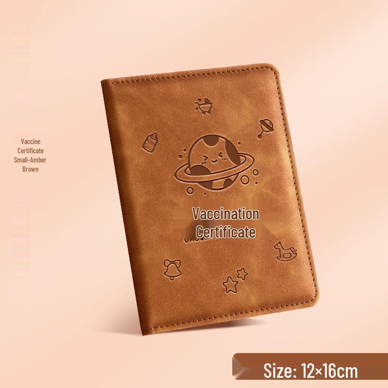 Zodiac Leather Vaccine & Birth Certificate Protective Cover 2025