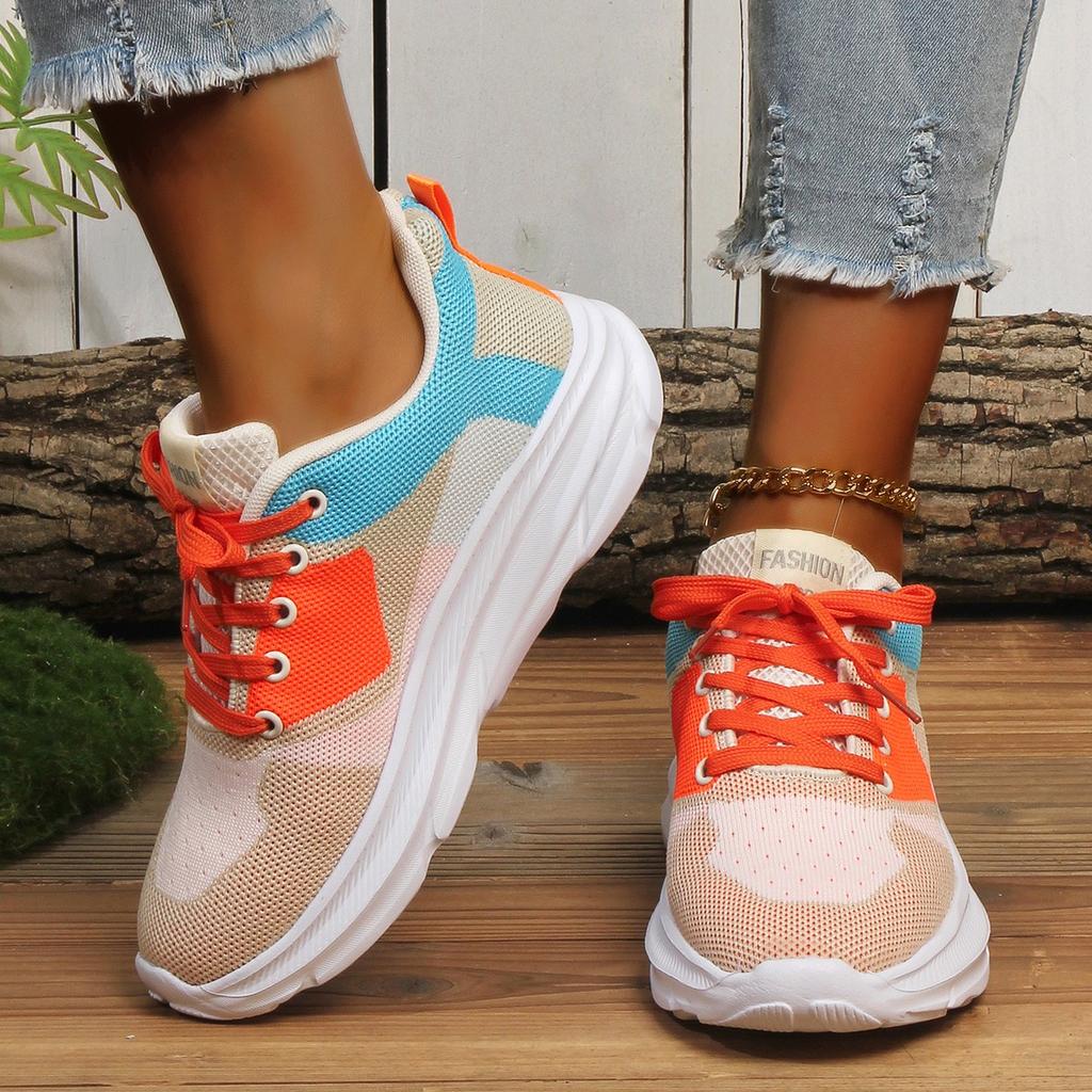 Sport Adult Mesh Sneakers Women Lightweight Running Sneakers Women's Casual Fashion Lightweight Running Shoes Size 36-43