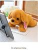 Golden Retriever Puppy Plush Toy in Lying Pose - Adorable and Soothing Companion Doll