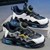 Mid-sized and older children's rotating buckle casual dad shoes autumn boys' shoes 2025 autumn new children's non-slip sneakers