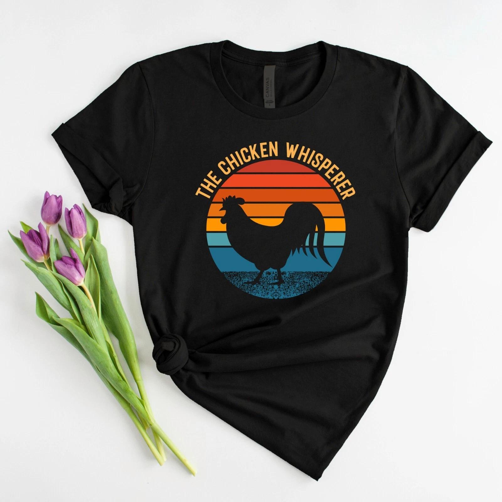 The Chicken Whisperer T-shirt Funny Chicken Lovers Gift unisex Chicken T Shirt 3XL
