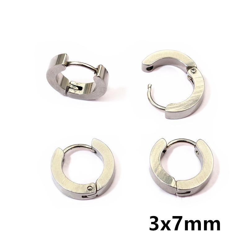 NO Fade 10pcs 15*13mm Stainless Steel Screw Ear Clip Earring Settings Rotate Pads Earring Findings 2026 New Arrival 