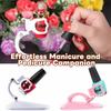 Adjustable Effortless Manicure Pedicure Companion Hands-Free Manicure Stand  for Smooth Application