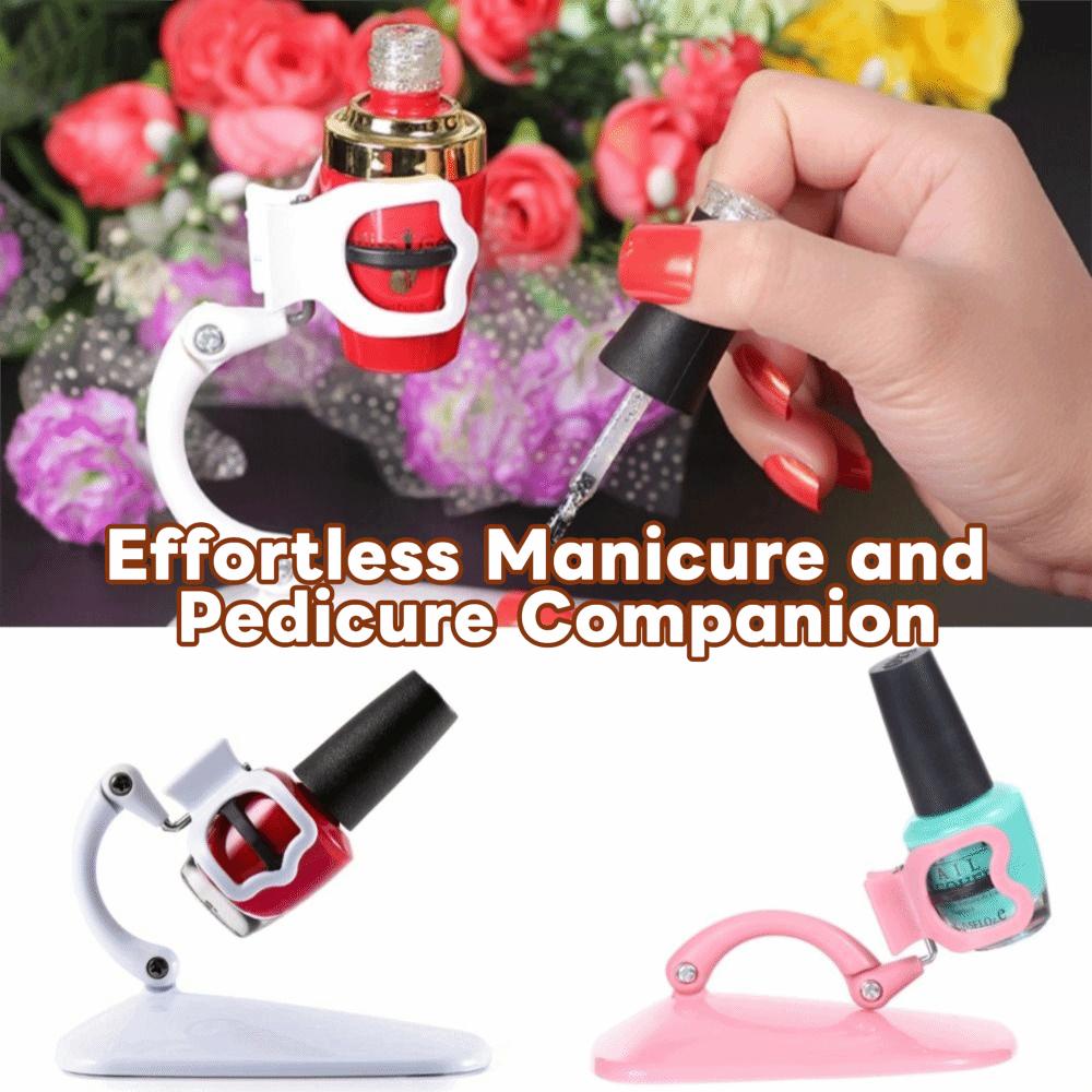 Adjustable Effortless Manicure Pedicure Companion Hands-Free Manicure Stand  for Smooth Application