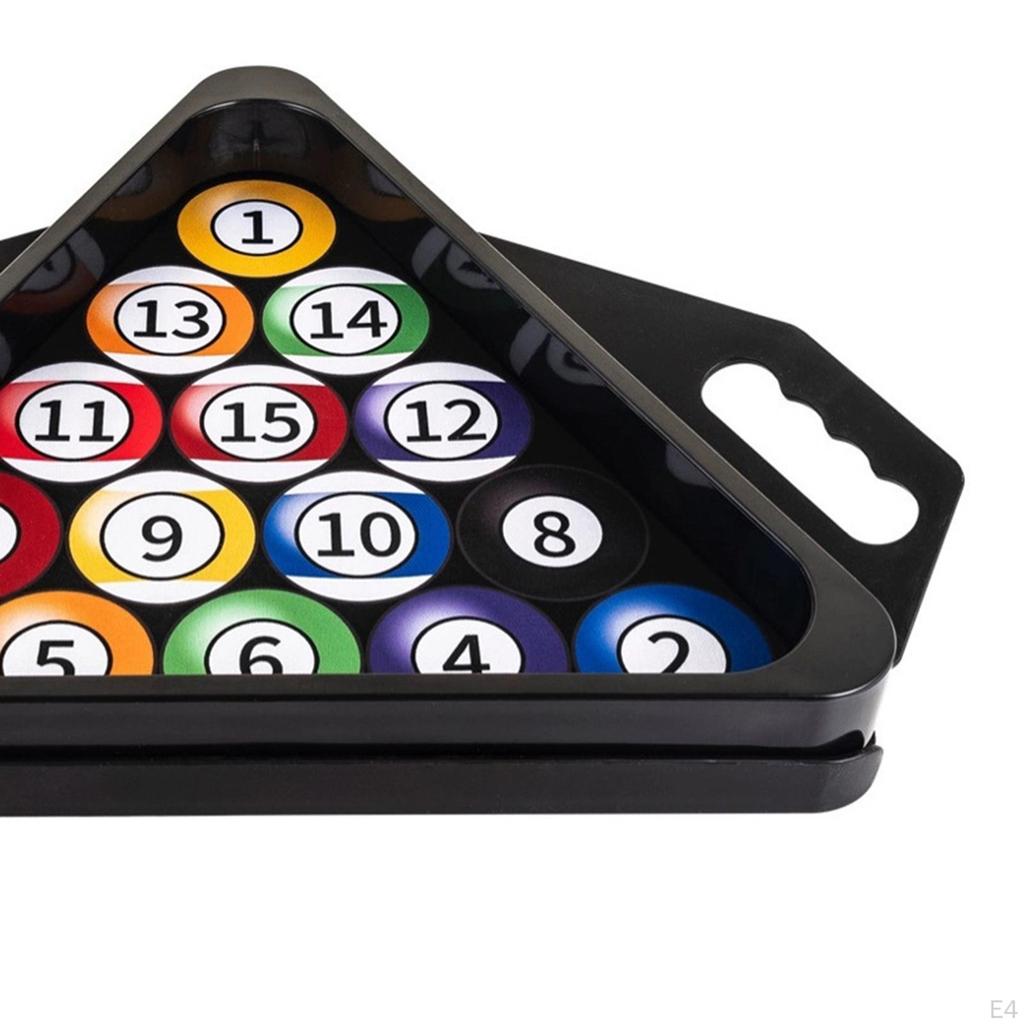 Billiard Triangle Rack Ball Holder Accessories Supplies Professional Table Pool Frame for