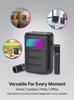 YS318 Portable Bluetooth Speaker with High Power, Heavy Bass, and Dual Microphones for Home KTV.