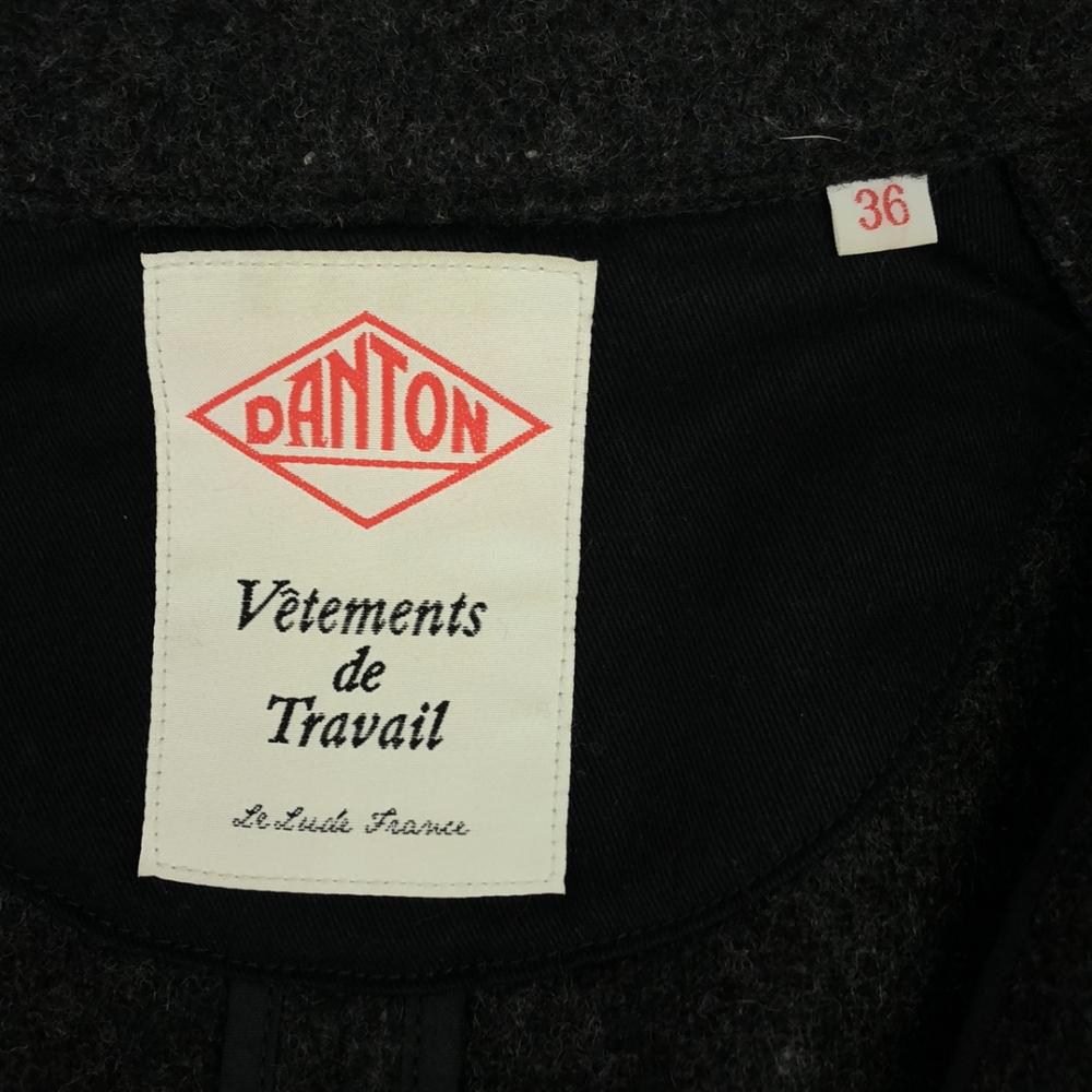 Danton Made In Japan Wool Mossa Jacket 36 Gray Women Used