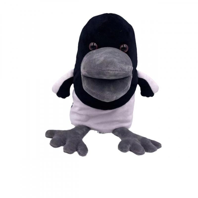 Maggie And Steve Plush Toy Soft Magpie Bird Hand Puppet Children Gifts Doll