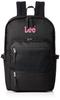 Lee Backpack with Lee Logo Lightweight and with PC Storage Pink Embroidery Embroidery, Multifunctional, Compartment,