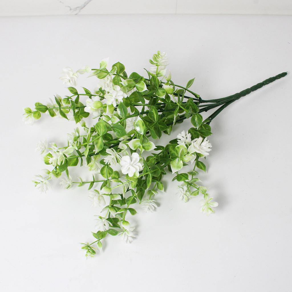 Robusta Artificial Eucalyptus Belt Faux Camellia Flowers Used For Outdoor Decor