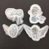Silicone World Angel Mermaid Silicone Molds Chocolate Fondant Mould Handmade Soap Mold Cake Topper DIY Craft Art Candle Mold