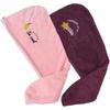 Gorro de Baño para Mujer de Secado Rápido Super Absorbente con Bordado Lindo
