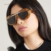 Double Frame Cat Eye Sunglasses Women  Luxury  Designer Fashion Oval Sun Glasses For Femal New Geometric Shades Eyewear