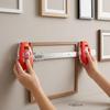 Picture Frame Hanger with Level Tool Installation Device for Wall Art Including Measuring Ruler Built-in Level and Nail Pusher