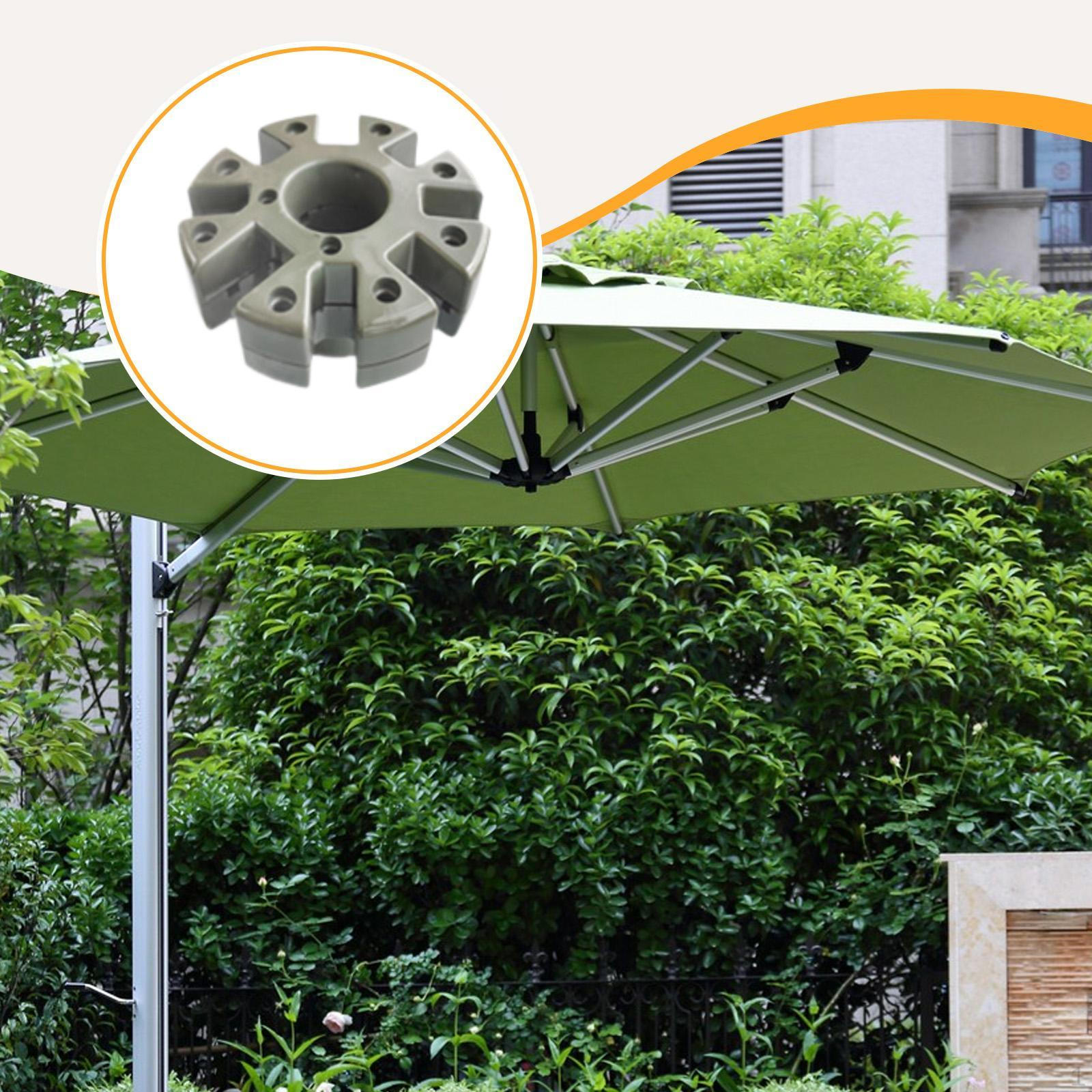 

Patio Umbrella Accessory Attachment Easy Installation Load Bearing Parasol for Beach чорний