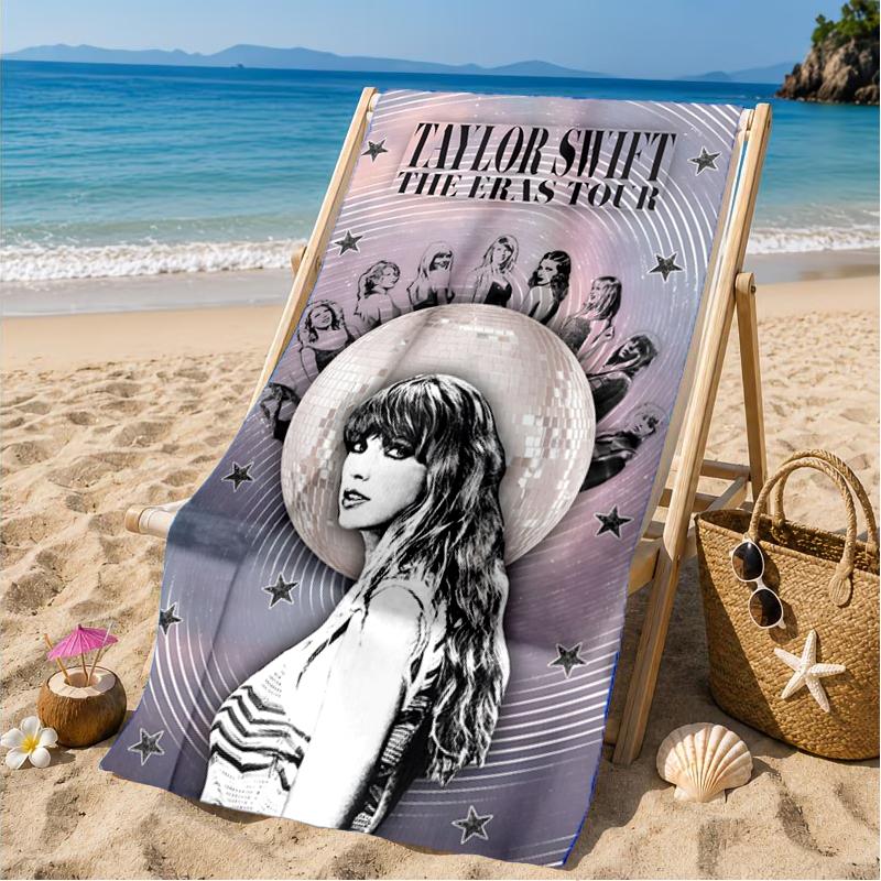 Taylor Music Beach Towel, Microfiber Beach Towel, Perfect For Pool, Beach, Travel, Home Decor Beach Party Fan Gifts