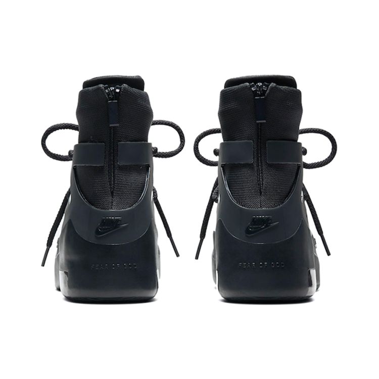 Nike Air Fear of God 1 Triple Black Unisex Sneakers AR4237-005