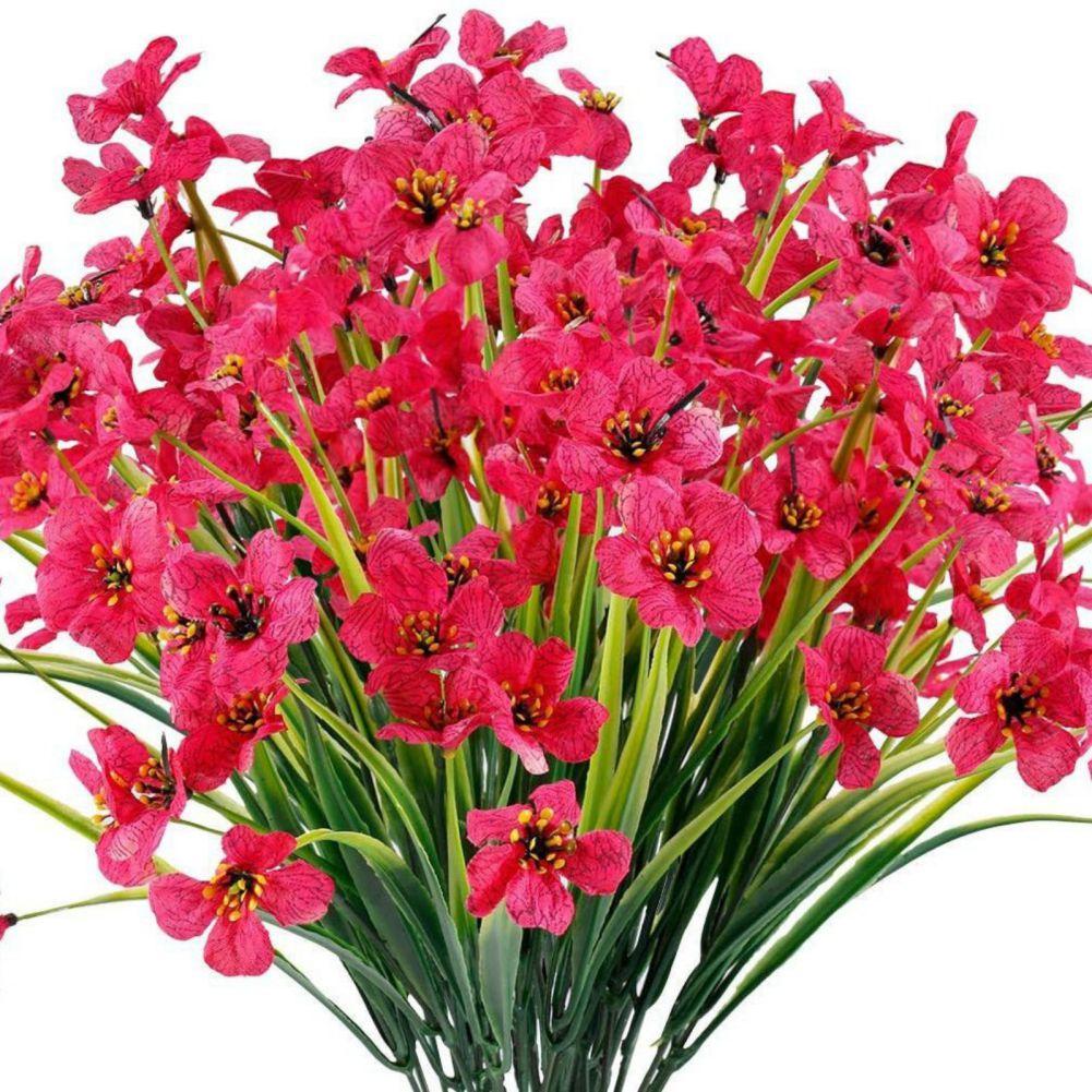 

Artificial Violet Bouquet Plastic Artificial Flowers Wedding Party Decoration