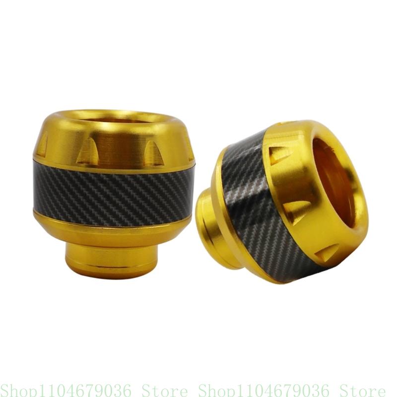 2x Universal Aluminum Alloy Motorcycle Falling Protector Explosion-proof Front Fork Cups Sliders Crash Safty Accessories