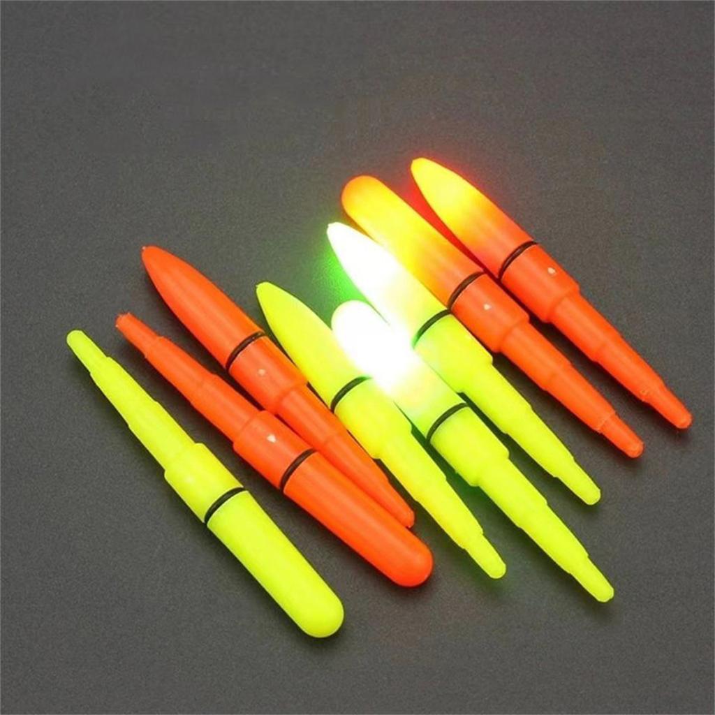 6Pcs Night Fishing Light Stick Ocean Fishing Electric Glow Light Stick Tool Fishing Float Accessories Easy To Use