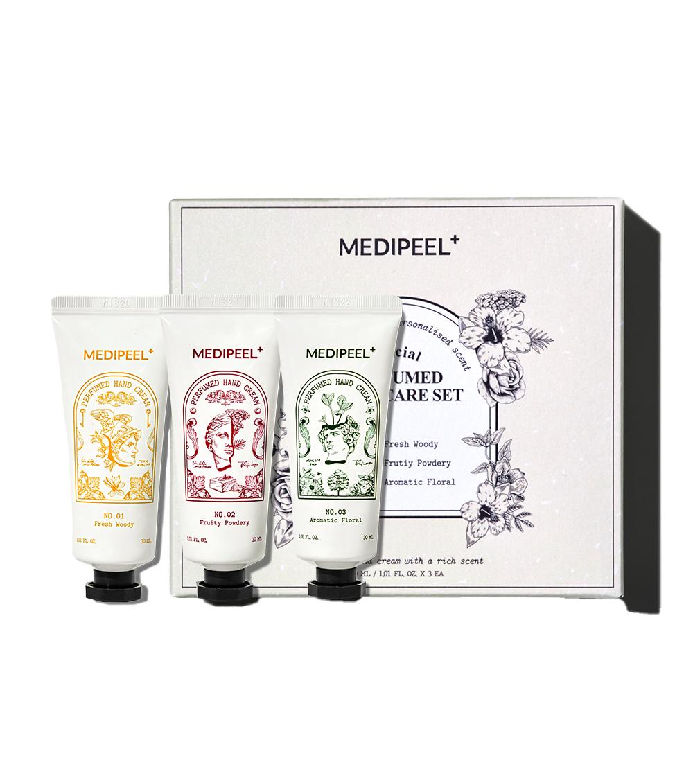 

Medi-Peel Специальный парфюмированный набор для ухода за руками 30*3 шт. 50*1 шт.