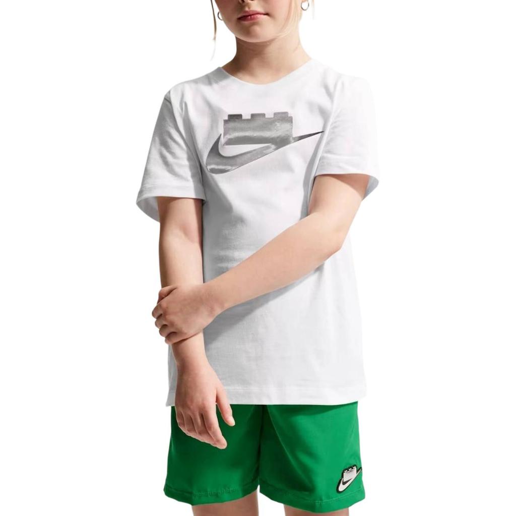 Nike × LEGO T-Shirt Collection Round Neck Pullover Printed Short Sleeve Kids tops IO1960-100