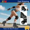 YYW Quad Roller Skate Shoes Flashing 4 Wheels Skates Adult Women Men Double Row Roller Shoes Outdoor Skating Training Sneakers