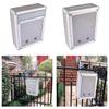 Wall Mounted Mailbox Outside Newspapers with Key Suggestions Collection Box Rustproof Safe Blank Design Weatherproof Drop Box