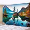 Beautiful Wave Landscape Printed Large Wall Tapestry Wall Hanging Wall Tapestries Wall Art Nature Scenery Bedroom Living Room