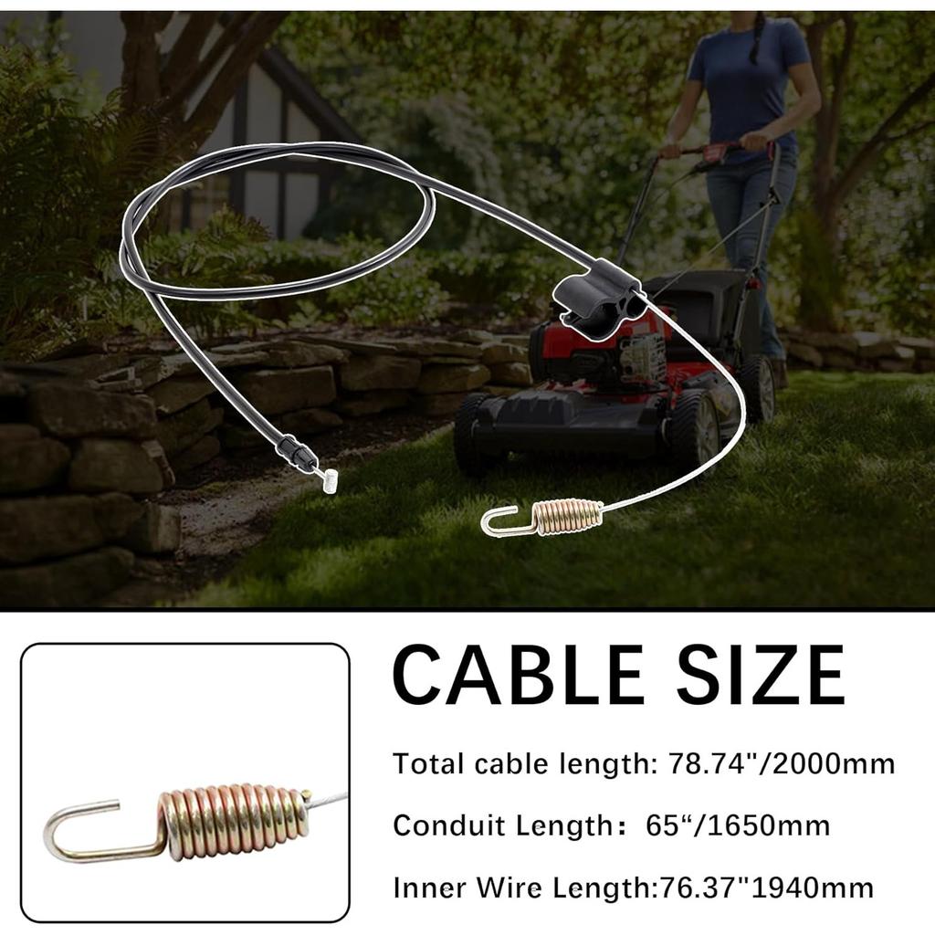946-04728A 746-04728 Single Speed Drive Cable fit for Troy-Bilt TB210 TB200 Rotary Walk Behind propelled 15102 Lawn Mower