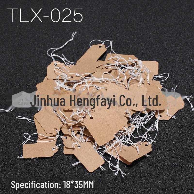 

Эластичные ценники из крафт-бумаги для ювелирных изделий