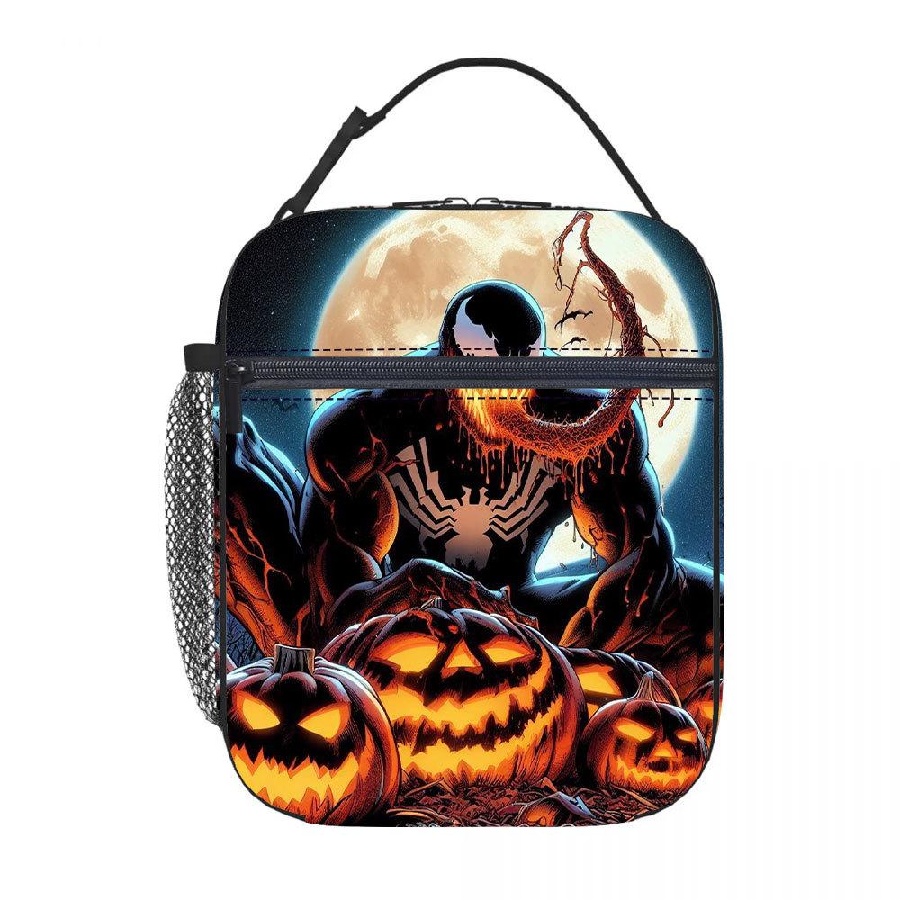 Spider-Man Lunch Bag Anime Cartoon Tote Bag Student Bento Bag Aluminum Foil Thermal Insulation Meal Bag Lunch Box Bag