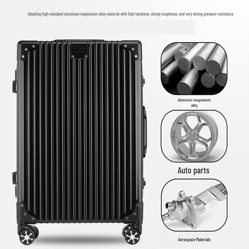 KIYERSY Business Aluminum Frame Luggage