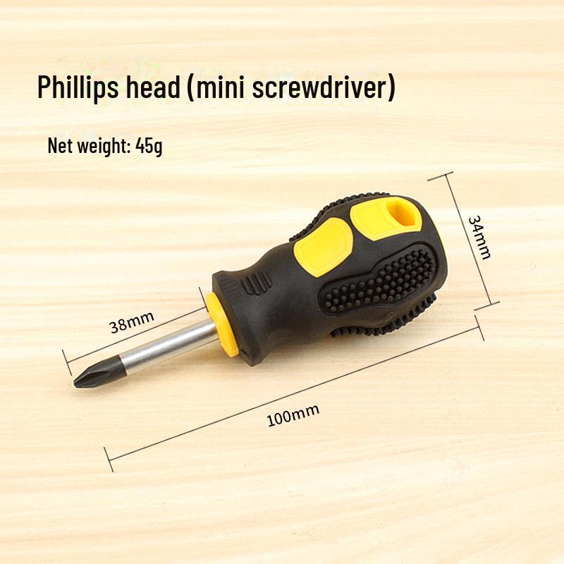 Meike víceúčelový mini šroubovák: Mrkvová hlava, plochá, křížová, švestková.