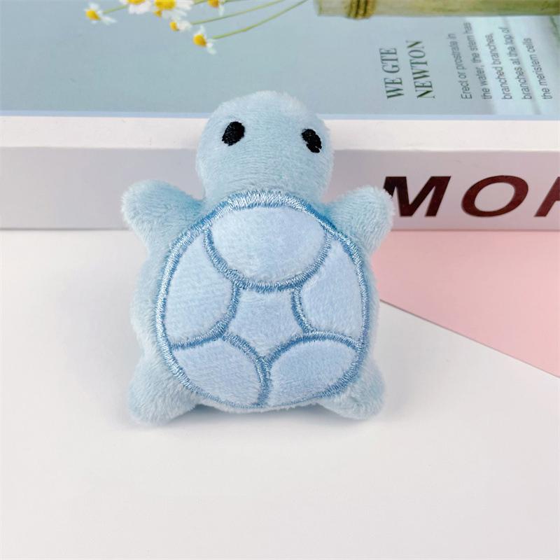 Tortoise Keychain Cute Animal Cartoon Key Pendant Decorative Soft Stuffed Plush Toy Keyring Sea Turtle Car Bag Pendant