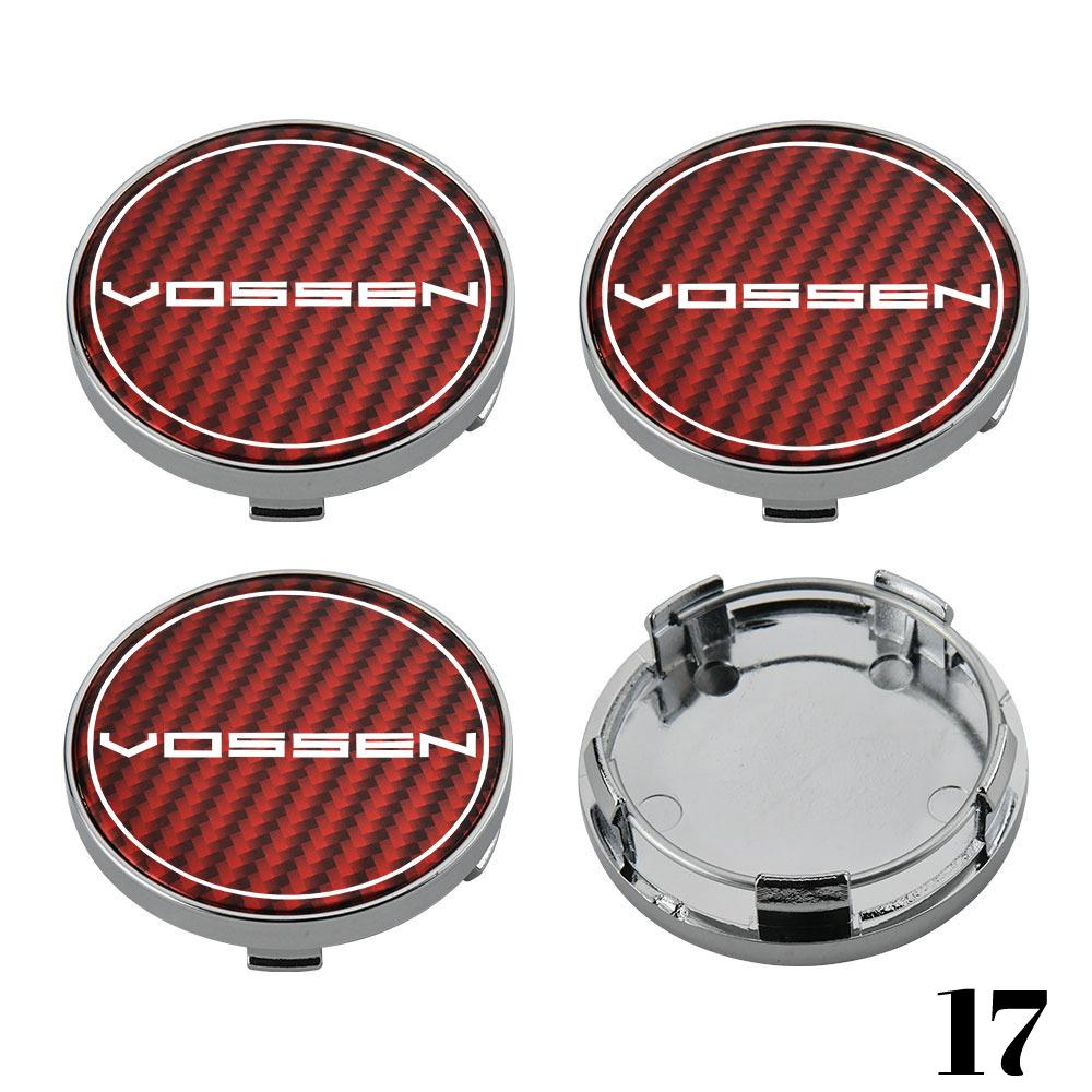 Emblem VOSSEN Mittelkappe 58mm 60mm Radkappe Nabenkappe 62mm 63mm Radkappe 65mm JDM Styling Sportfelge Reifen Autozubehör