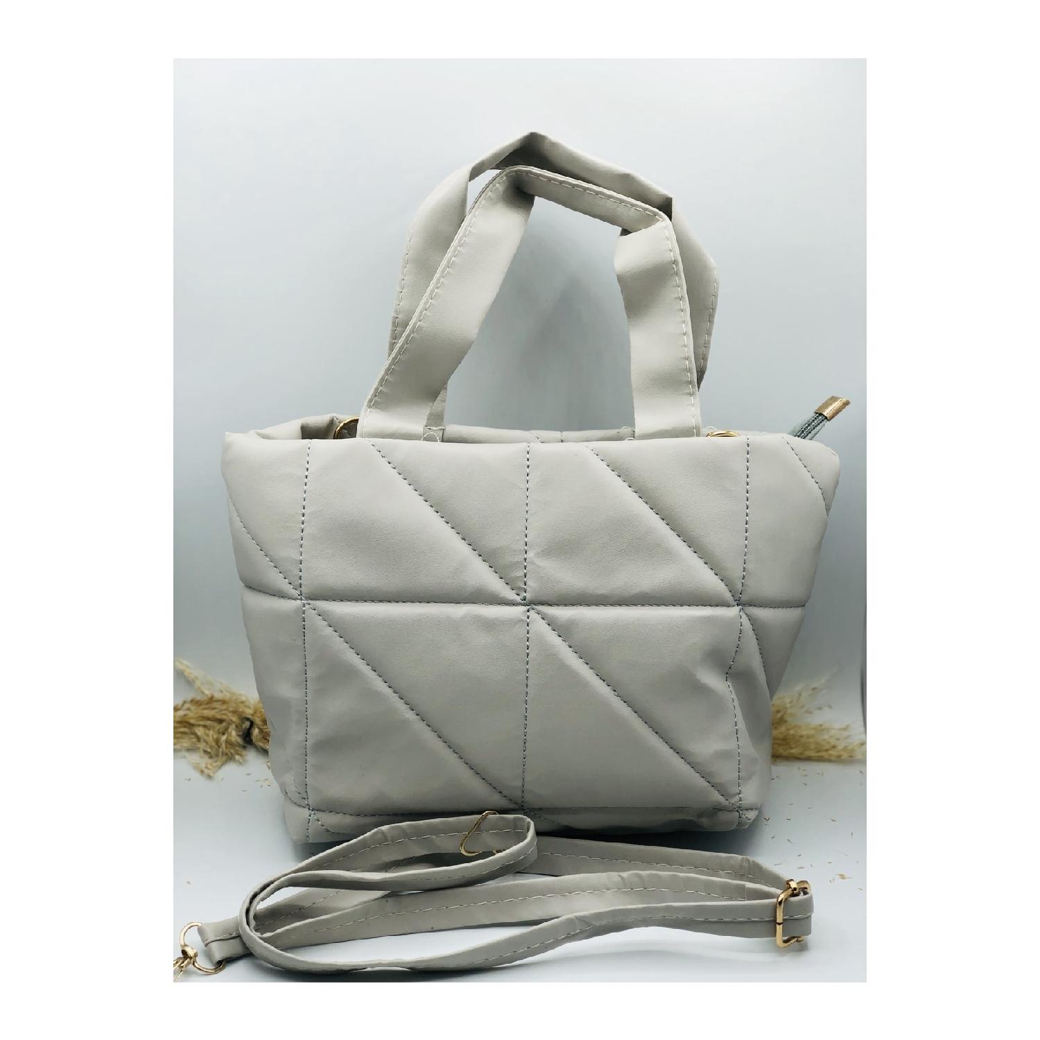 

Женская стеганая пушистая вешалка на руку и плечо Baby Blue Bag M зелёный