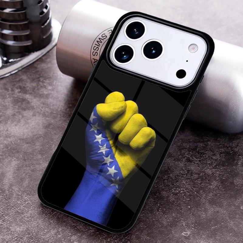 Bosnia Flag Phone Case For iPhone 17 16 15 14 13 12 11 Pro Max Plus 17Air Soft Silicone Cover