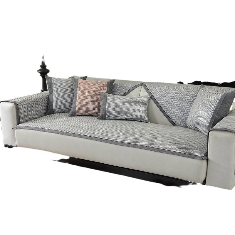 Rattan Mat Cool Sofa Cushion  New All-Inclusive Universal Cover Mat Cushion Summer Simple Non-Slip Cover Cloth Towel