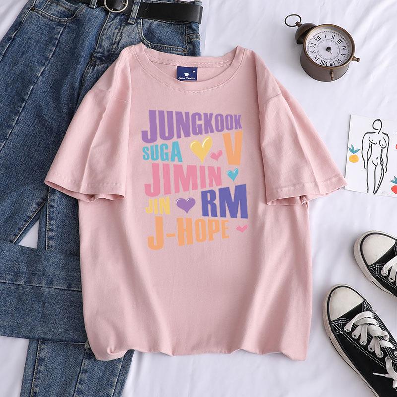 2022 Summer Trendy Printed Crew Neck Short Sleeve Cotton Women's Casual Top