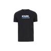 Letter Print Straight Cut Round Neck Short Sleeve T-Shirt Men T-Shirts Black 755402541221990