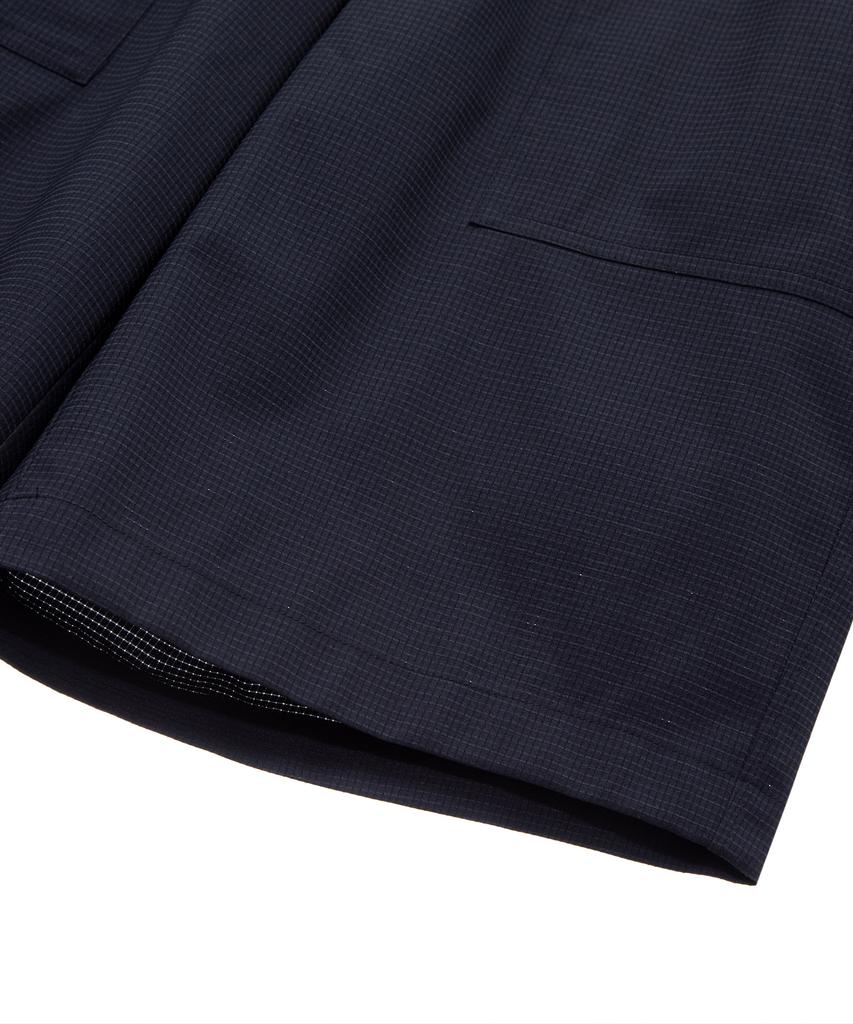 MINDBRIDGE [Air Cool] Air Hole Full Elastic Waist Black Half Pants