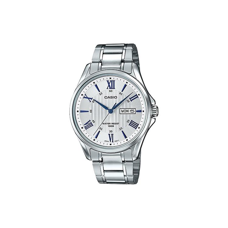 CASIO Men Standard Series Silver Watch MTP-1384D-7A2 MTP-1384D-7A2