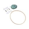 Knitting Loom Set Circular Home Knitter Machine Kit with Colorful Wool for Coasters Hats Bags Crafts